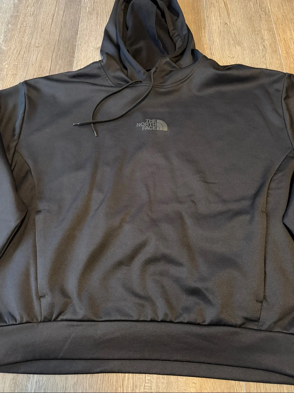 The North Face Men's Black Pullover Hoodie with Tonal Logo